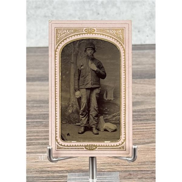Sailor Fisherman Occupational Tintype Photo
