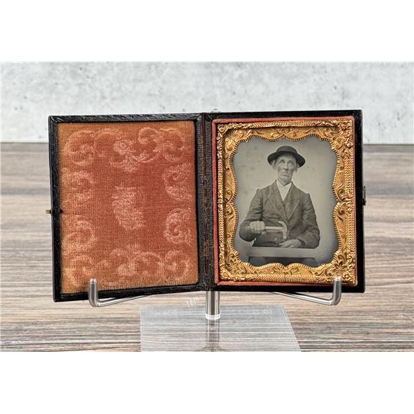 Carpenter Occupational Tintype Photo