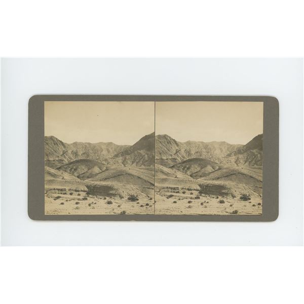 Gold Basin Death Valley California Stereoview