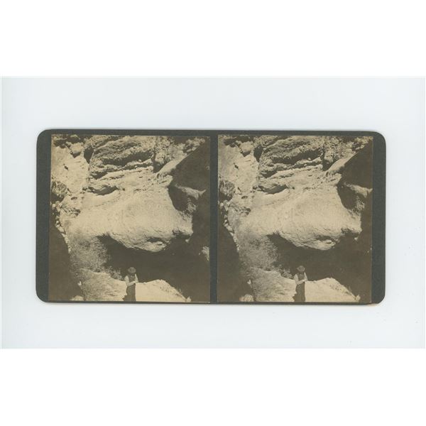 Scott Cave Death Valley California Stereoview