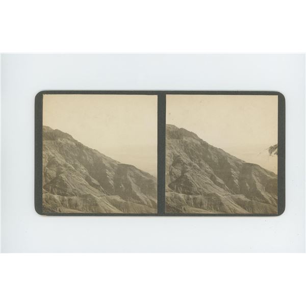 Gold Mining Death Valley California Stereoview