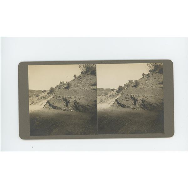 Gold Mining Death Valley California Stereoview