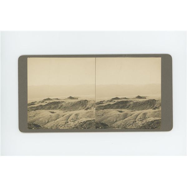 Fork Hills Death Valley California Stereoview