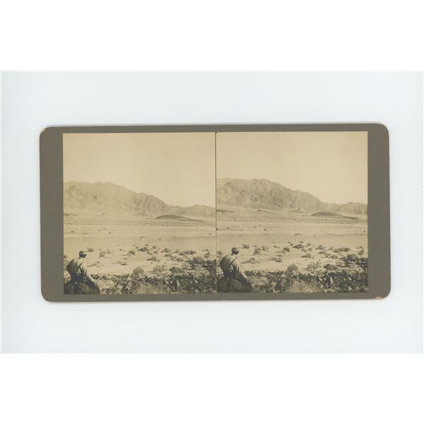 Gold Mining Death Valley California Stereoview