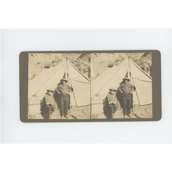 Gold Mining Death Valley California Stereoview