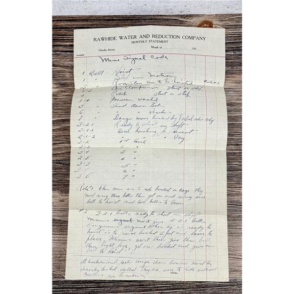 Rawhide Nevada Water & Reduction Bill head