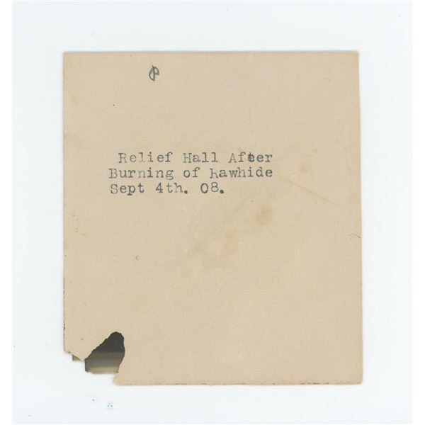 Relief Hall of Rawhide Nevada Photo Negative