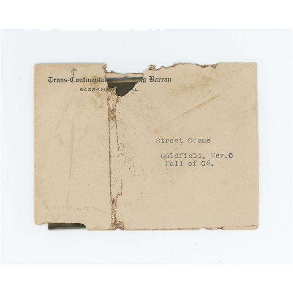 Goldfield Nevada Street Scene Mining Town Photo