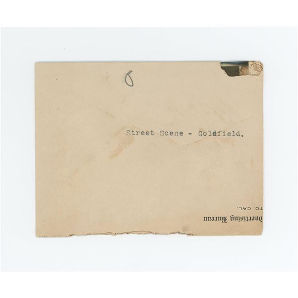 Goldfield Nevada Boomtown Photo Negative