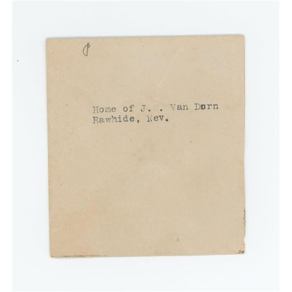 Rawhide Nevada Ghost Town Photo Negative