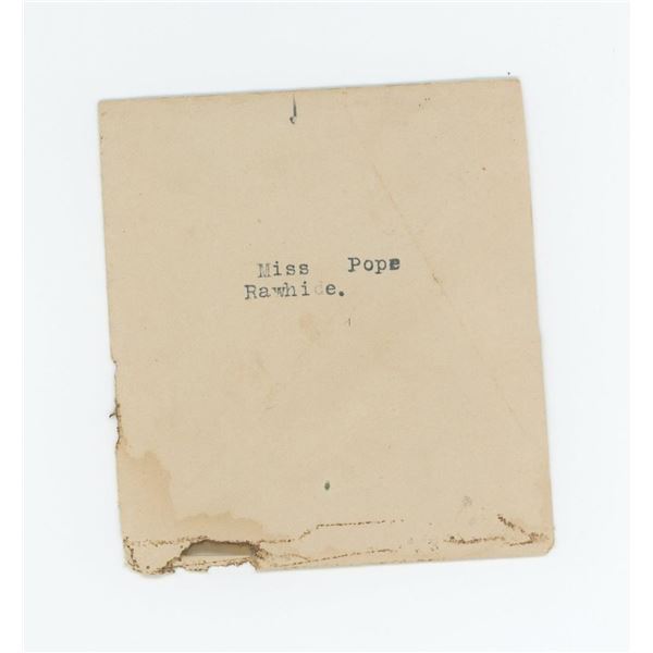 Rawhide Nevada Ghost Town Photo Negative