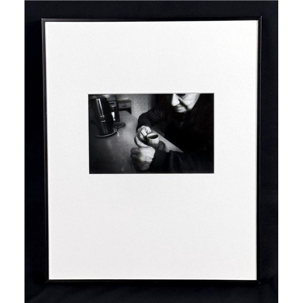 Old Woman At Diner Silver Gelatin Photo