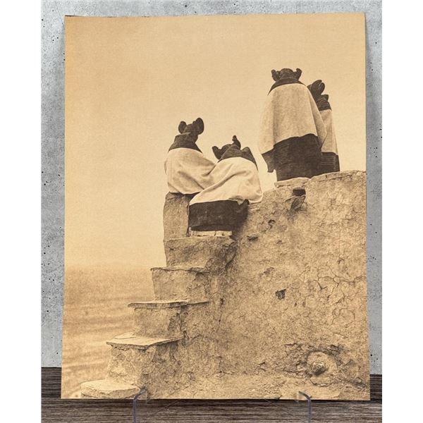 Edward Curtis Watching the Dancers Photogravure