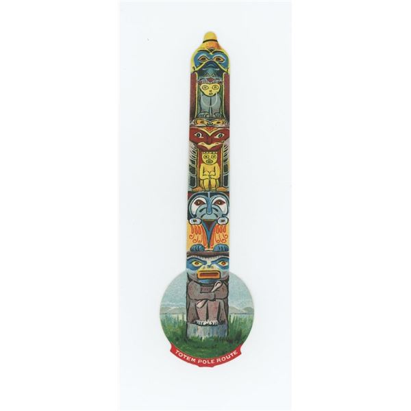 Pacific Coast Steamship Co Totem Pole Bookmark