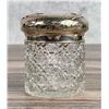 Image 1 : Sterling Silver Crystal Powder Jar