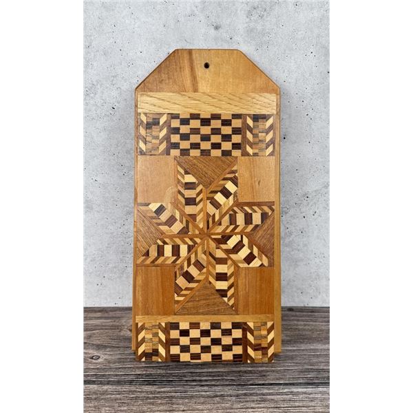 Hardwood Inlaid Knife Block