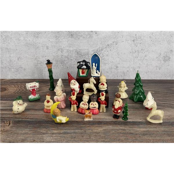 Collection of Gurley Christmas Candles