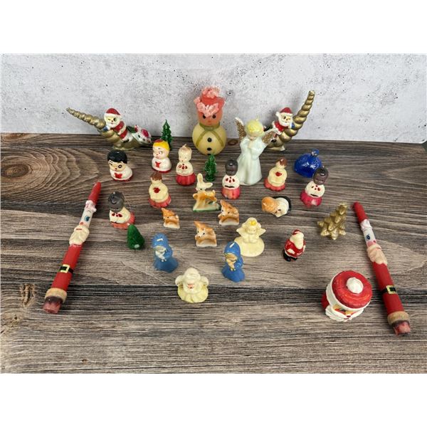 Collection of Gurley Christmas Candles