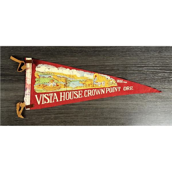 Vista House Crown Point Oregon Souvenir Pennant