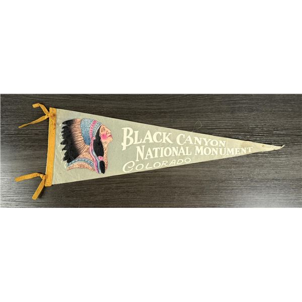 Black Canyon Monument Colorado Souvenir Pennant