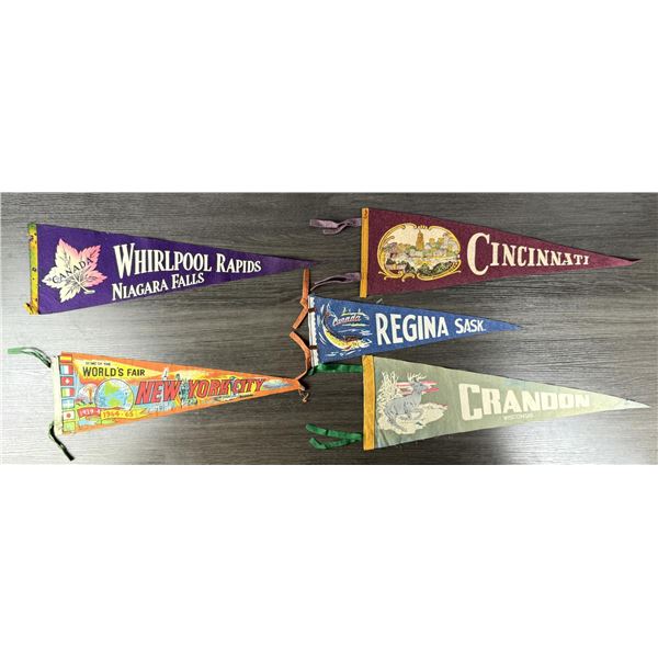 Antique Souvenir Pennants