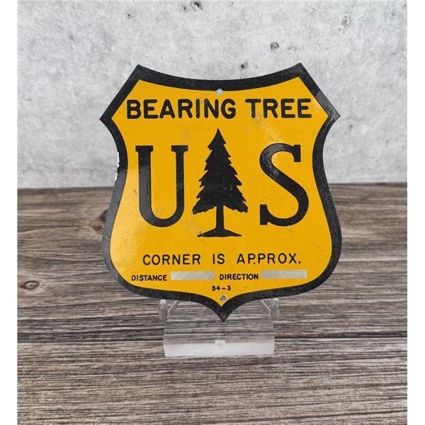 USFS US Forest Service Bearing Tree Sign