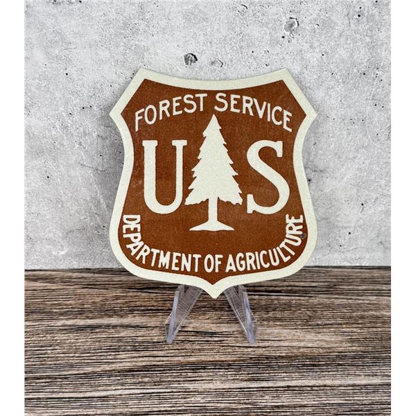 USFS US Forest Service Brown Shield Sign