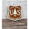 Image 1 : USFS US Forest Service Brown Shield Sign