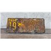 Image 1 : 1938 Wyoming License Plate