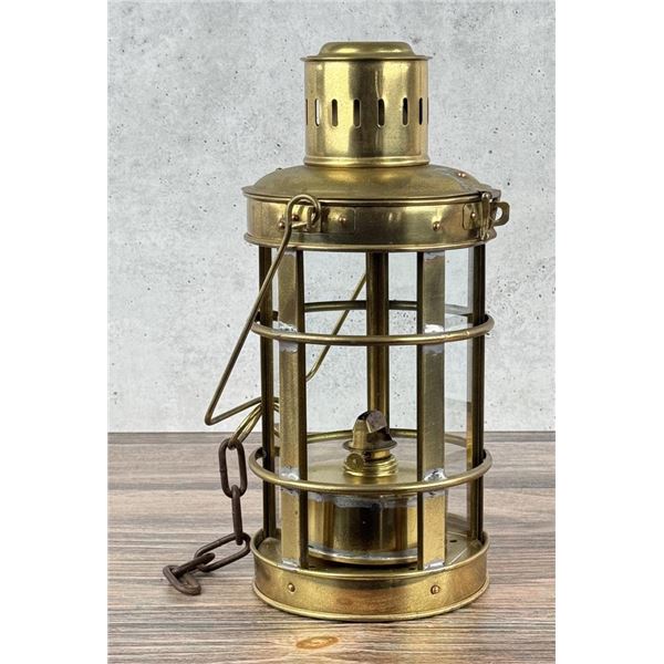 British Brass Marine Ship Storm Kerosene Lantern