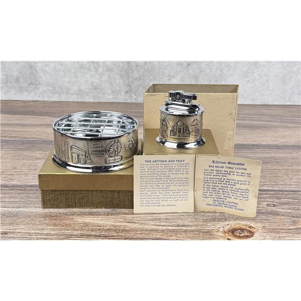 Coca Cola Symbol of Friendship Ashtray and Lighter