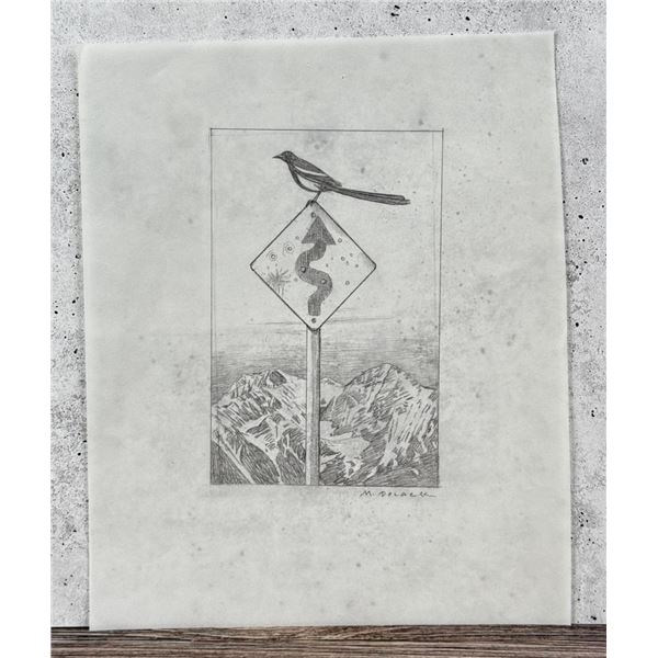 Monte Dolack Magpie Study