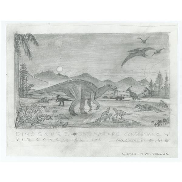 Monte Dolack Dinosaurs Discoveries Poster Study
