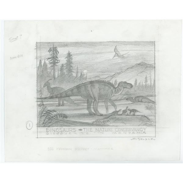 Monte Dolack Dinosaurs Discoveries Poster Study