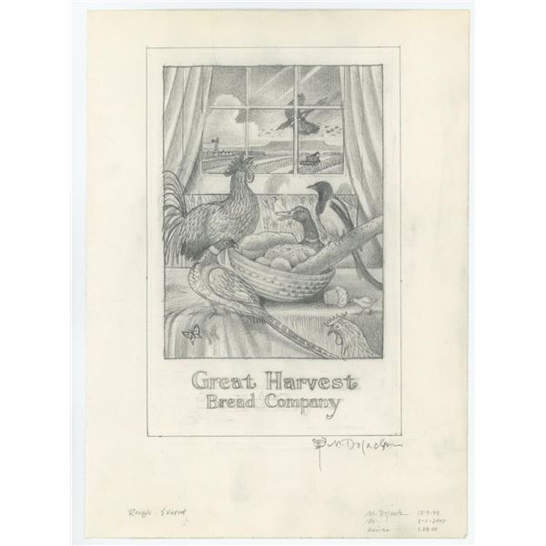 Monte Dolack Great Harvest Bread Poster Study