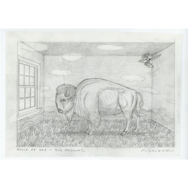 Monte Dolack No Room To Roam Lithograph Study