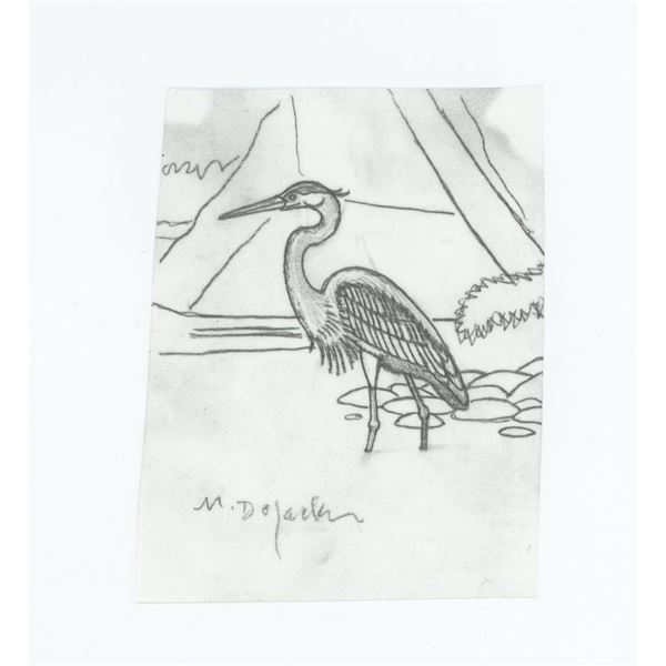 Monte Dolack Great Blue Heron Study