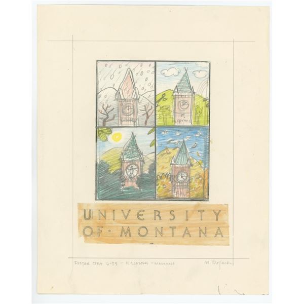 Monte Dolack University Of Montana Poster Study