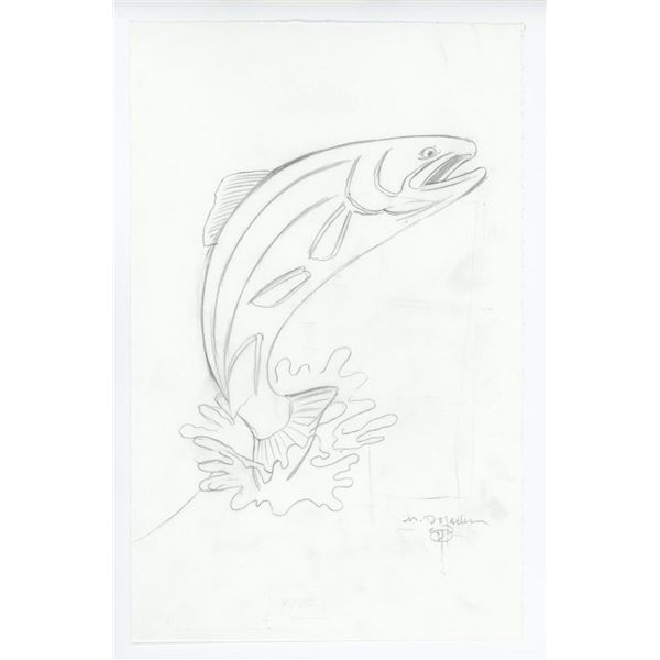 Monte Dolack Moonlight Leaping Lithograph Study