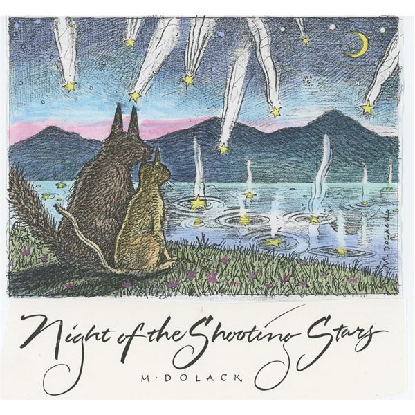 Monte Dolack Night Of The Shooting Stars Study