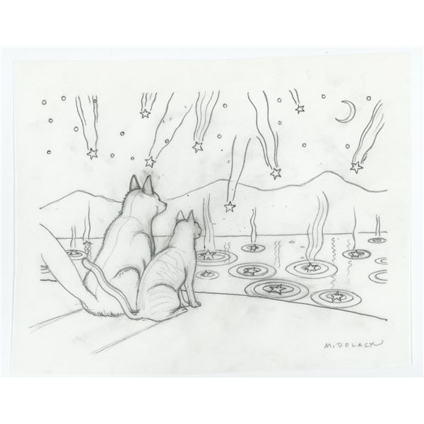 Monte Dolack Night Of The Shooting Stars Study