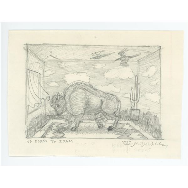 Monte Dolack No Room To Roam Poster Study