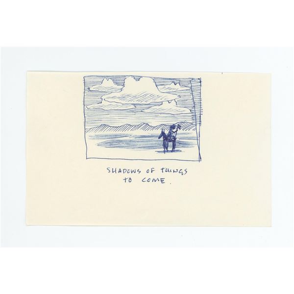 Monte Dolack Original Pen & Ink Drawing