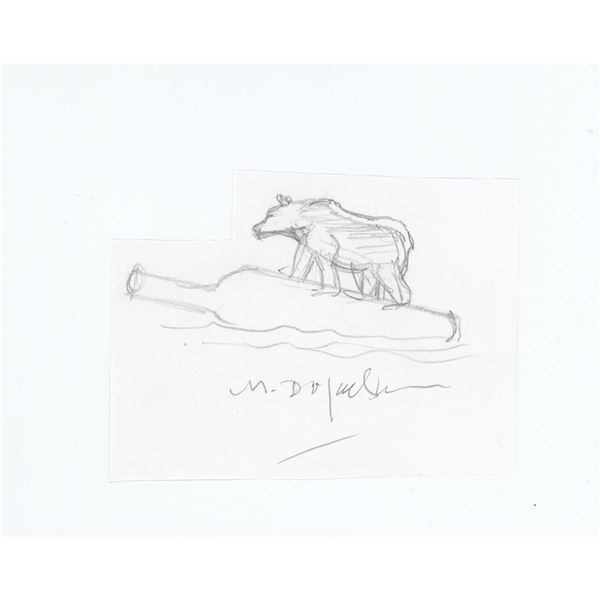 Monte Dolack Original Pencil Sketch