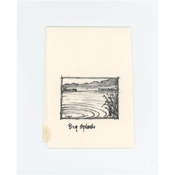 Monte Dolack Original Pen & Ink Drawing