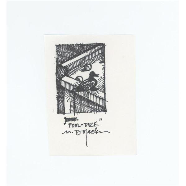 Monte Dolack Original Pen & Ink Drawing