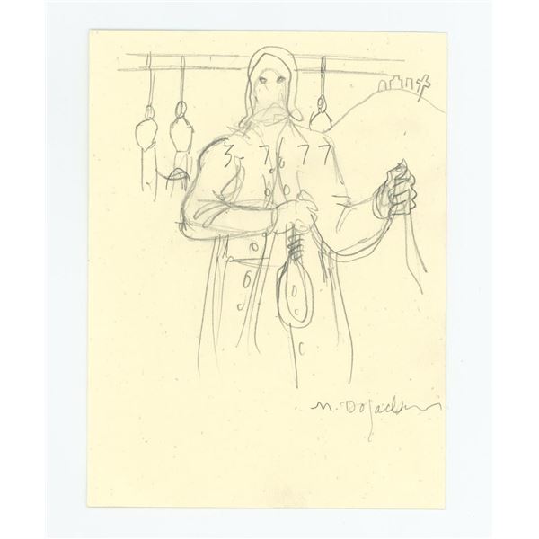 Monte Dolack Original Vigilante Drawing