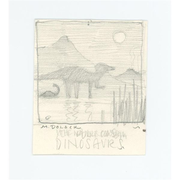 Monte Dolack Dinosaurs Discoveries Poster Study