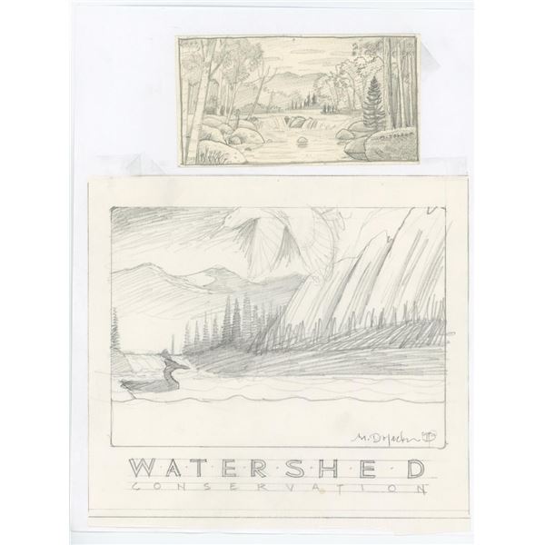 Monte Dolack Watershed Conservation Sketches