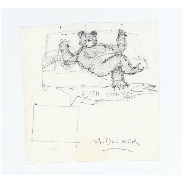 Monte Dolack Original Pen & Ink Drawing